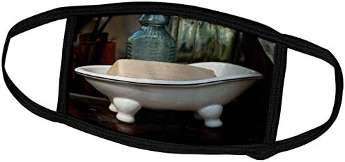 Снимка 3dRose Alexis - Различни предмети - Реколта препарат за съдове под формата на бани с парче сапун - Маска за лице