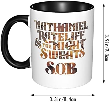 Керамични Чаши за Кафе Nathaniel Rateliff, Кафеена Чаша С Дръжка За вашия Офис, Училище Чаши, Подаръчни Чаши Чай С Керамично