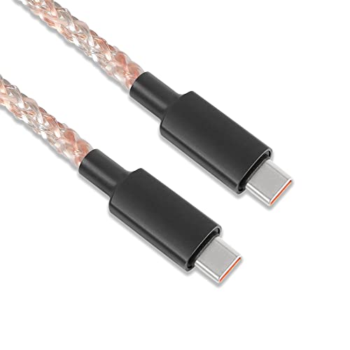 GELRHONR 3 Метра 66 W Led светлинен USB кабел C-C USB, алуминиев корпус, тел за бързо зареждане, led RGB-постепенен преход