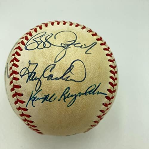 Отборът на Ню Йорк Метс 1980-те Подписа договор с Гари Картър от Националната лига бейзбол - Бейзболни топки с автографи