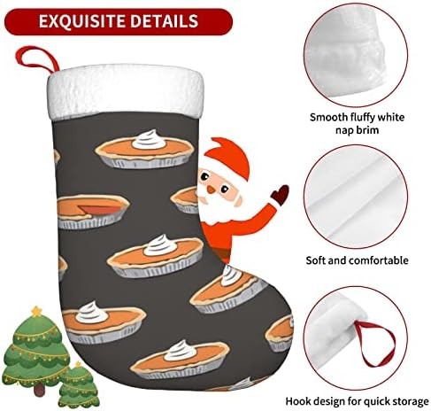 Коледни Чорапи Augenstern Тиквени Сладкиши В Деня На Благодарността Двустранни Окачени Чорапи За Камината