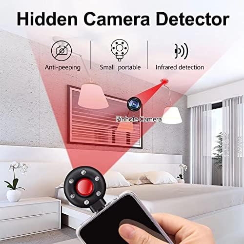 Инфрачервено устройство за търсене на скрити камери, детектори Детектор Антикамер Spy Camera Finder Детектор за Грешки