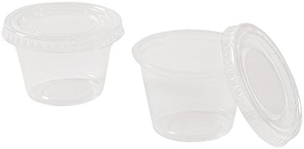 Комплект от 160 Пластмасови чашки за желеобразна на финансиране Jello Souffle Party 2,5 мл (160 опаковки)