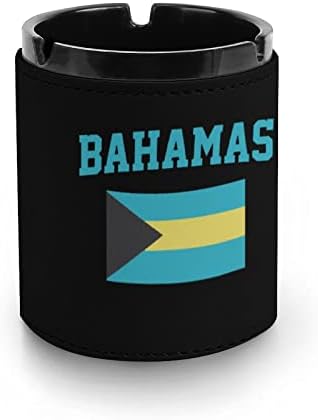 Багамский Флаг, Пепелници от Изкуствена Кожа за Пушачи, Настолен Пепелник за Пушачи, Пепелник за Домашния Офис, Авто