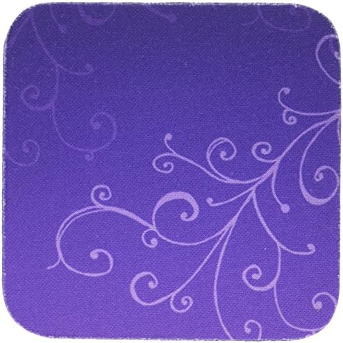 3dRose cst_32495_3 Stylish Завъртете Purple-Влакчета за керамични плочки, Комплект от 4