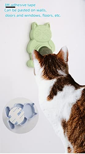 BNREO 3 Опаковки-Играчки за котки, Топки от коча и catlike Бонбони, Играчки за Облизывания котки и игри, въртящи се Топки