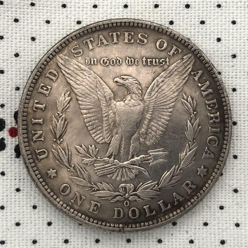 QINGFENG 38 ММ Антични Сребро Доларова Монета Американски Морган Скитник Монета 1895O Занаят 151