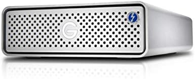 G-Диск G-Technology капацитет от 10 TB интерфейс Thunderbolt 3 и външния твърд диск, на USB-C за настолни компютри, Сребристо