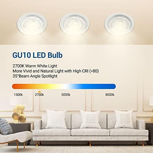 Комплект led Лампи DEWENWILS GU10 с регулируема яркост