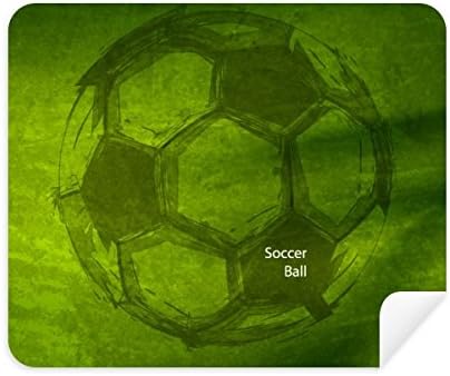 Футбол-Спорт Зелена Кърпа За Почистване на Екрана за Пречистване на 2 елемента замшевой Тъкан