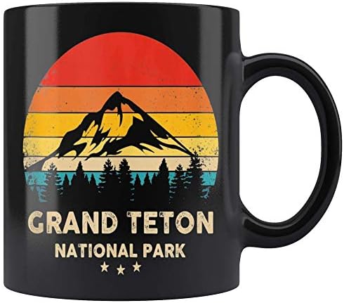 Ретро Национален Парк Гранд-Титон Ретро Сувенир, на Чаша Кафе, Чаша за 11 грама Чаени Чаши 11 грама USK5T5