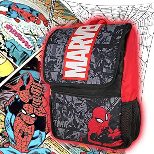 Раница за лаптоп, с Предно Конвертируеми Управление на Marvel Spiderman Backpack За Пътуване С 3D-Формованным Логото