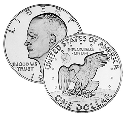 1972 S 40% Сребърен Доказателство долара Айзенхауер 1972