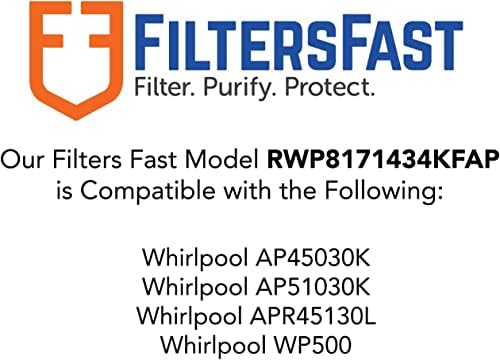Филтри Бързо Съвместима Замяна на Филтъра въздушен филтър Whirlpool Whispure 8171434K, Предварителен филтър въздушен филтър, 4 бр. в опаковка