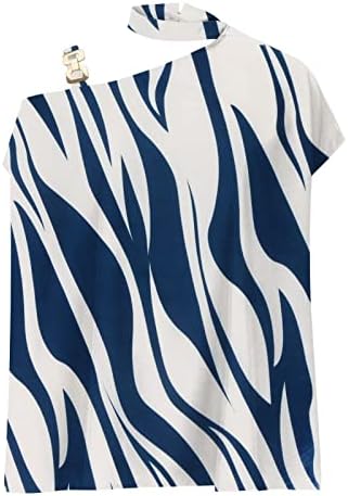 NOKMOPO Дамски Дрехи, Мода Лято 2023 Ръкав Кръгъл Отвор Монофонични Топ Блузи Плюс Размер на Ризата