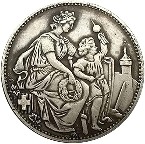 Историческа Възпоменателна Монета от 1865 година и Конфедерация Монета евро-опаковъчна хартия Възпоменателни монети Challenge