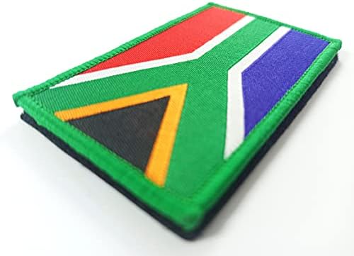 JBCD 2 Опаковки Нашивка с Флага на Южна Африка Знамена на Южна Африка Тактическа Нашивка Флаг Гордост Нашивка за Дрехи,