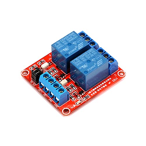 5V 2-канален 2-канален модул с изолация от оптрона Поддържа Високи и Ниски Води за Arduino
