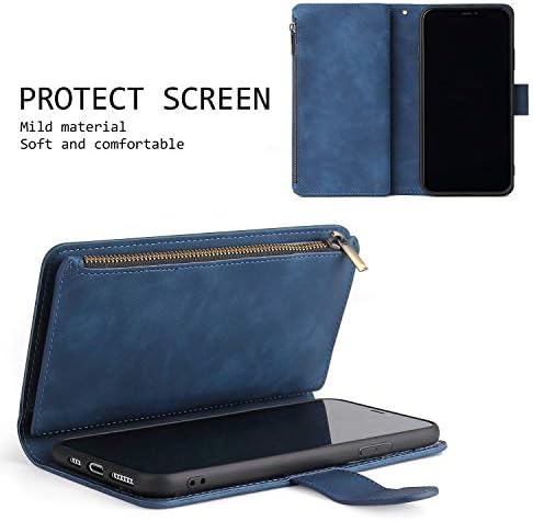 Чанта-портфейл UEEBAI за Samsung Galaxy S23 Plus 5G, чанта от изкуствена кожа Премиум-клас с магнитна закопчалка, Джоб