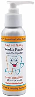 Детска Натурална паста за зъби без флуор от BALM! Baby – Детска паста за зъби в бутилка с пищност, паста за зъби без