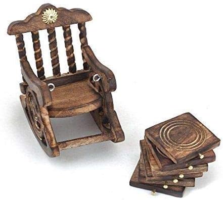 Чаена Поставка Piru Дървен стол за чаена влакчета в Дизайна на ръчно изработени Продукти, Атрактивен Външен вид
