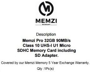 MEMZI PRO 32GB Class 10 90 MB/s. Карта Памет Micro SDHC карта с адаптер за SD за Мобилни телефони от серията ZTE Axon