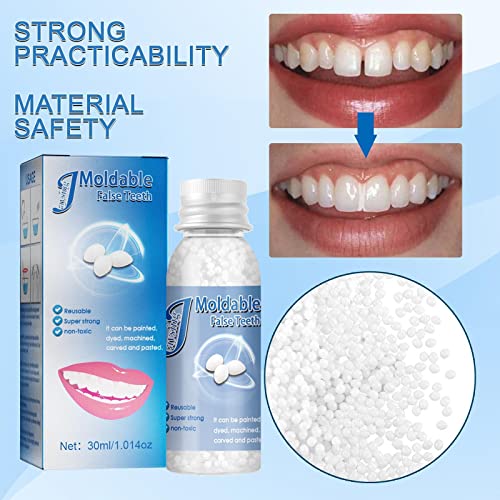(30 г), Фалшиви зъби Solid Smile сигурно заместват липсващи протезные зъби На фалшиви и Лепкава Разрешения Комплект за