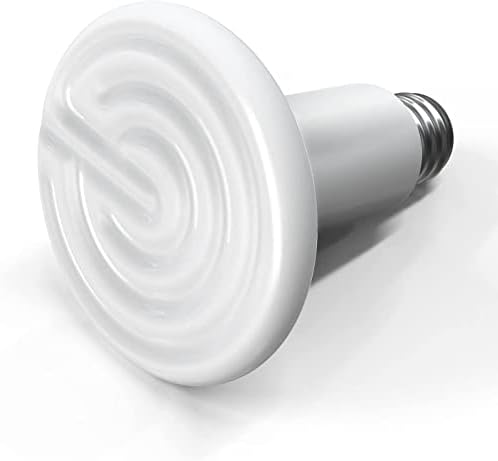 HealSmart Топлинна Лампа за Влечуги 150 W Керамичен Излъчвател на Топлина, Без Светлинно-Топлинна Лампи за Домашни животни-Земноводни,
