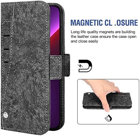 Калъф-за награда Fansipro Wallet за Cubot Note 9, Оборудвана калъф от изкуствена кожа премиум-клас за Note 9, 5 слота