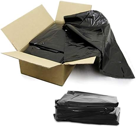 Черни торби за боклук Dualplex® обем 95-96 галона за Toter, Втулки за боклук резервоарите за течно гориво с обем 2 Мил,