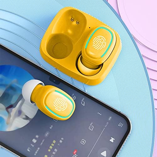Безжични Bluetooth Слушалки LARUZE, Водоустойчивост IPX5, Качеството на звука във формат Hi-Fi, намаляване на шума, Интелигентен, със Сензорно управление на пръстови отпечатъц