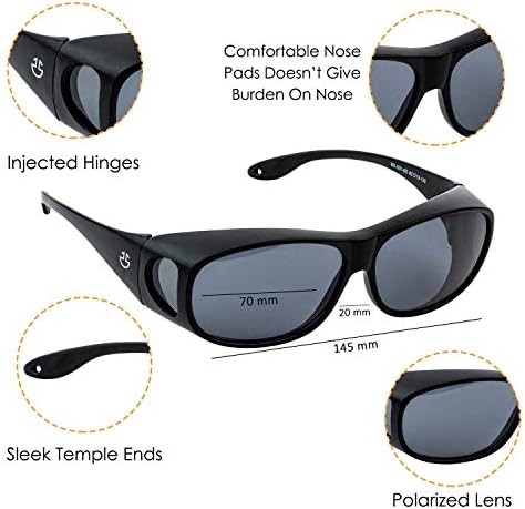 Оптикс 55 Над очилата са Подходящи за шофиране ден/нощ с висока разделителна способност, Слънчеви Очила с аромат за мъже,
