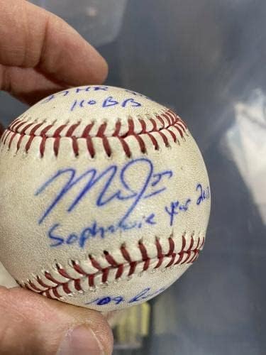 2013 Майк Пъстърва Използва Бейзболни топки на MLB с Голографией и Автографи