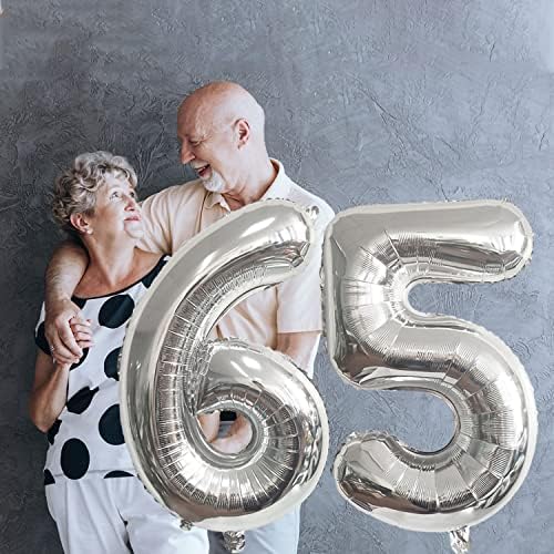 ESHILP 40-Инчов Балон с номер от Фолио, Балон с номер 51, Гигантски Въздушен Балон с Номер 51, Балон за Украса на парти