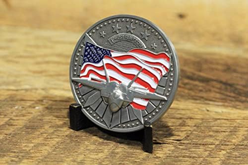 Монета на повикване самолета F-22 Raptor, Монета изтребител! Ограничена монета предизвикателство 2, разработен от ветерани