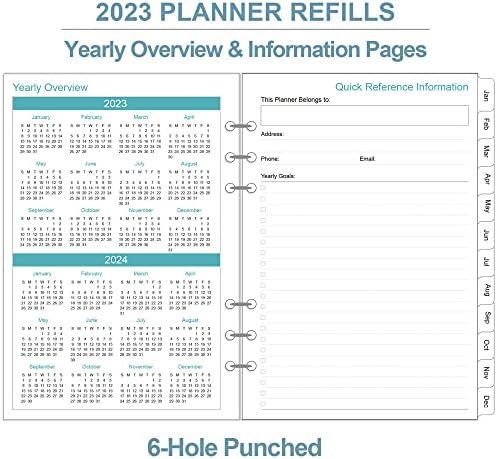 ZGMJ 2023 Попълване на седмичния и месечния scheduler срещи, излиза от януари 2023 до декември 2023, Две страници на