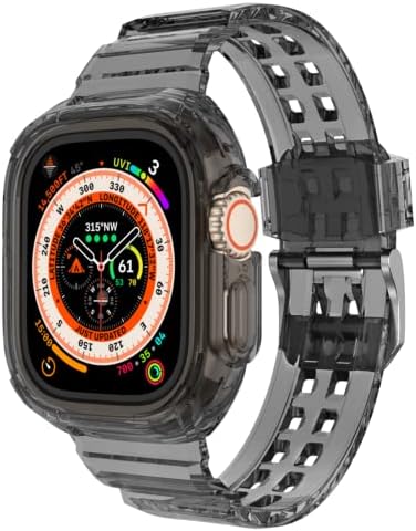 Nxtudy за Apple Watch Ultra Band, Здрав калъф със Спортен Каишка, Защитен Калъф-Броня за Apple Watch Series 8 Ultra 49