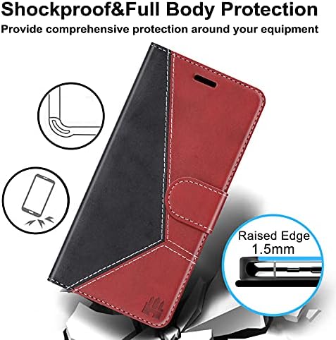 Чанта-портфейл Caislean за Samsung Galaxy S20 FE 5G (6,5 инча) от изкуствена кожа с панти капак [RFID Заключване] Титуляр