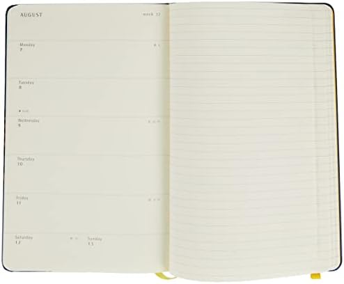 Дневник на Damian Kahlo, издаден в ограничен тираж Moleskine на 12 месеца 2023, Твърда корица, Голям (5 х 8,25), синьо