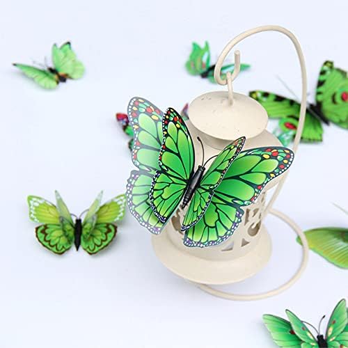 24 БР. 3D Стикери за стена с Пеперуди, Подвижни Декор под формата на Пеперуда за Момичета, Стикери за Детска Спалня и