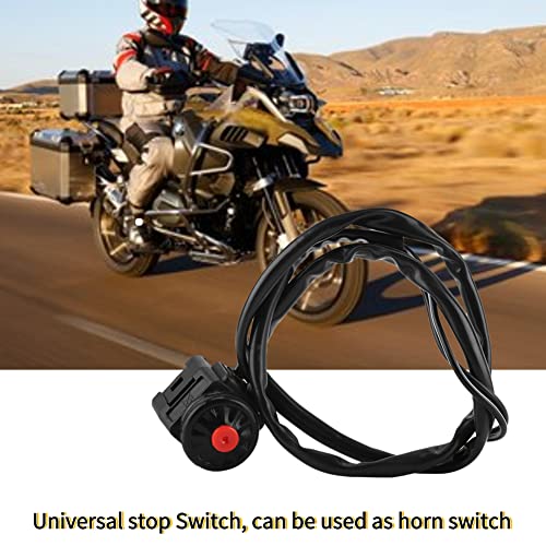 KIMISS Универсален Ключ за Изключване на Звук Бутон за Спиране 22 мм Кормило на Мотоциклет Мотоциклет + Байк Превключвател