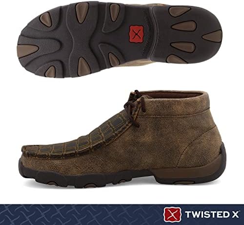 Twisted X Men ' s Hooey Loper - Мъжки непромокаеми обувки Loper без или с дантела, изработени от смес от ориз, на люспи