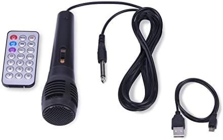Караоке-машина Singsation, 8-инчов Динамичен високоговорител Loudsound, Портативен говорител Bluetooth 5.0 с микрофон, дистанционно управление, Светлинно шоу, на усилване на ниски