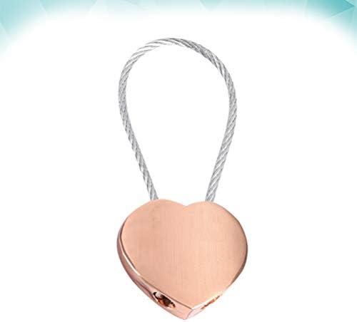 Amosfun Подаръци За Двойки Ключодържател във формата на Сърце с Подарък Скоростна Ключ Подвесное Украса Метален Държач