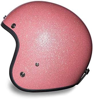 Мотоциклет шлем с отворен лицевым покритие Daytona Helmets 3/4 – Одобрен от DOT [Метална шушка]