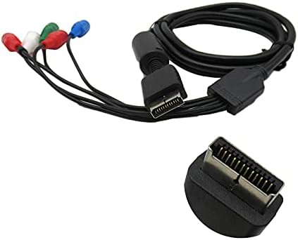 NGHTMRE 2 бр Компонент A/V кабел с висока разделителна способност RCA за Sony Playstation 2 и Playstation 3
