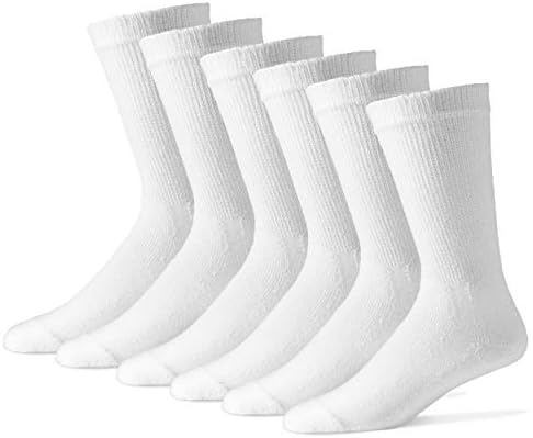 Диабет чорапи по спешна лекарите' Choice Диабет чорапи за мъже - Чорапи за екипажа на 12 броя в опаковка цвят бял - Размер