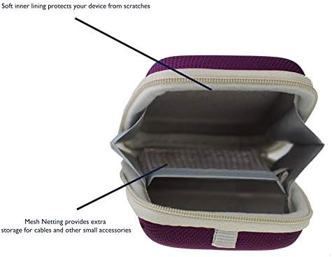 Водоустойчив Защитен калъф за обектива на камерата Navitech Purple, Съвместим с телеконвертером Nikon AF-S T-14E III
